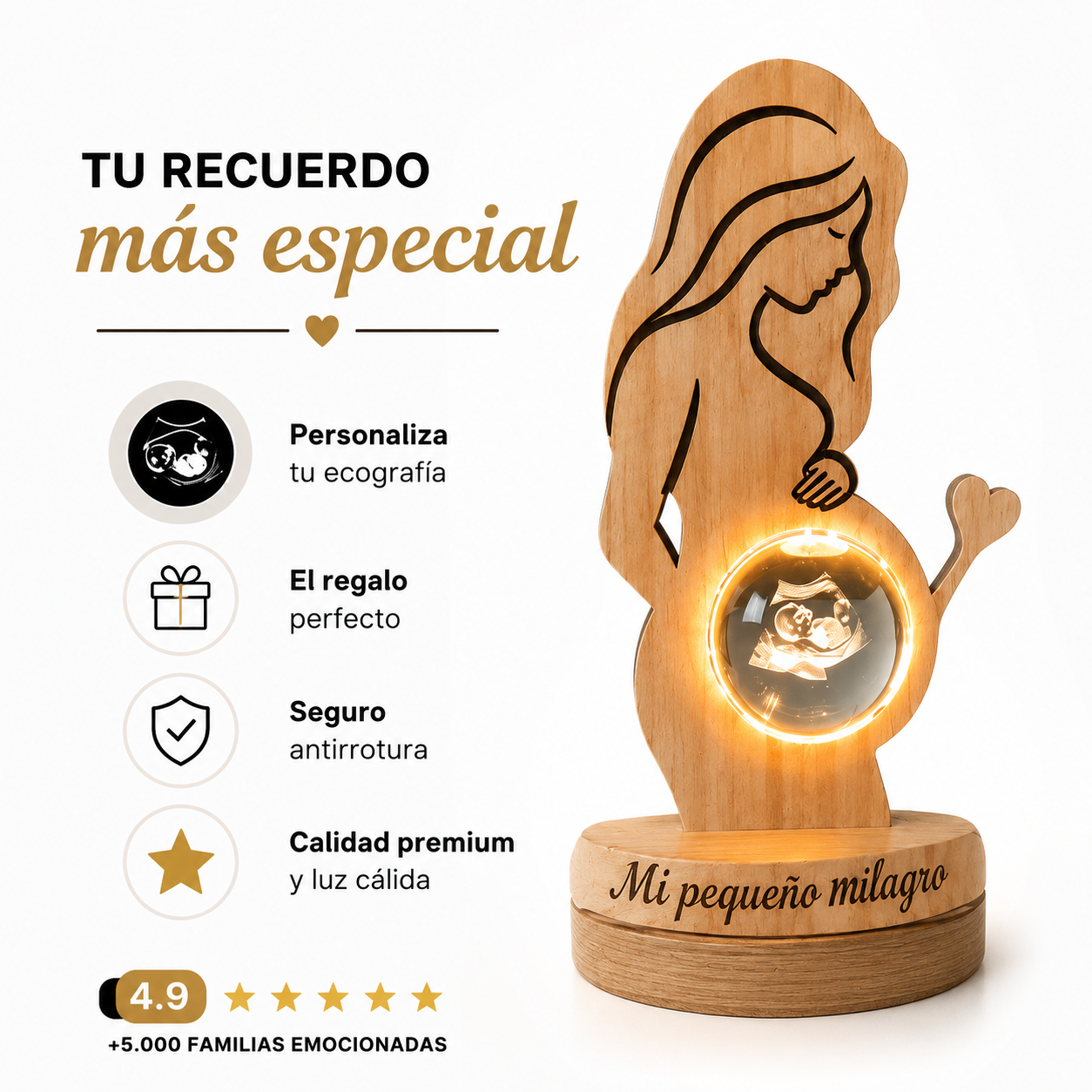 Eternal Crystal LED Lamp: Your 3D Ultrasound™
