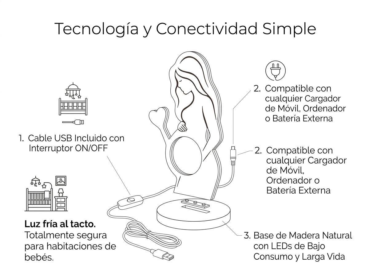 Eternal Crystal LED Lamp: Your 3D Ultrasound™